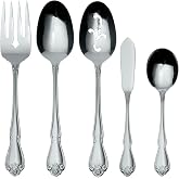 Oneida True Rose 5 Piece Everyday Flatware Serving Set