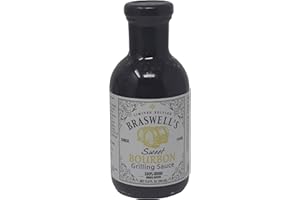 BRASWELL'S Braswell’s Sweet Bourbon Grilling Sauce – Small-Batch, Renowned Specialty, Made in USA, Since 1946 (13.5oz)