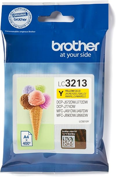 Brother LC3213Y Yellow Inkjet Cartridge High Yield Genuine