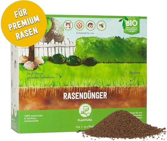 Plantura Bio Rasendunger Mit 3 Monate Langzeit Wirkung Ideal Im
