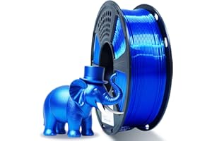XZN Silk PLA Filament 1.75mm, Metallic Shiny Royal Blue 3D Printer Filament, 1kg Spool (2.2lbs), Dimensional Accuracy +/- 0.02 mm, Vacuum Packaging