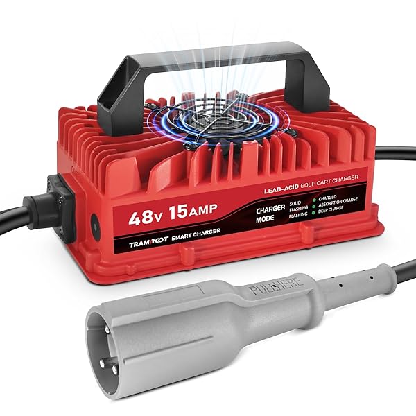 TRAMROOT 15 AMP GOLF CART CHARGER FOR 48...