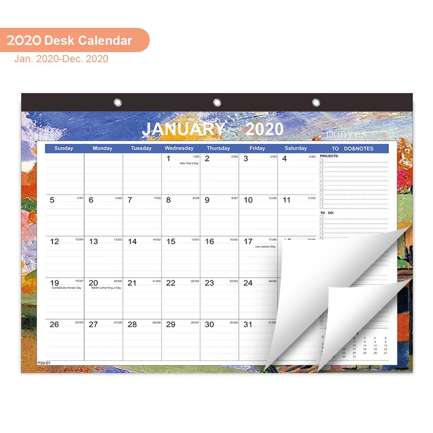 Best 12 Month Desk Calendar