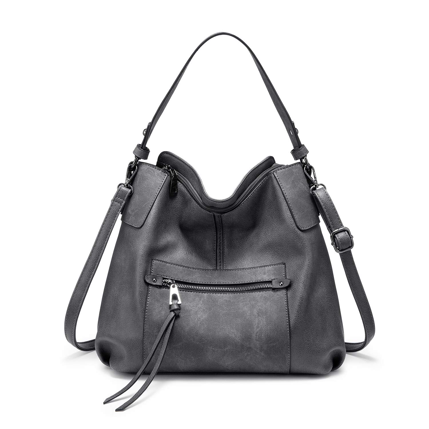 Borse a mano Realer Borsa a Mano Elegante Donna Borse Tracolla Grande  Ecopelle Casuale Borse a Spalla Tote Hobo con Staccabile Tracolla Nera  urban-earth.co.uk