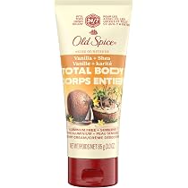 Old Spice Total Body Deodorant Aluminum Free Cream Vanilla + Shea