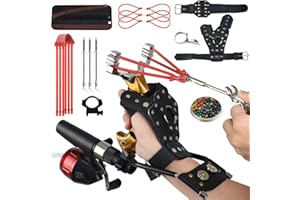 JTXCDFHMJ Slingshot,Wrist Support Rocket Fishing and Hunting,Dual Purpose Slingshot for Hunting Hand