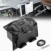 KEMIMOTO XP 1000 Electric Device GPS Mount Enhanced Clamp Storage Box | Compatible with 2019-2023 Polaris RZR XP 1000 XP Turbo Accessories Tablet Phone Bracket Extra Space Navigation Tablet Holder