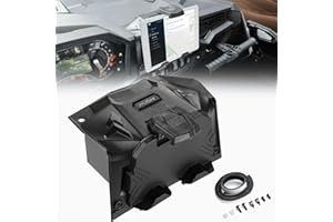 KEMIMOTO Electric Device GPS Mount Storage Box Compatible with 2019-2023 Polaris RZR XP 1000 XP Turbo Accessories RZR Tablet 