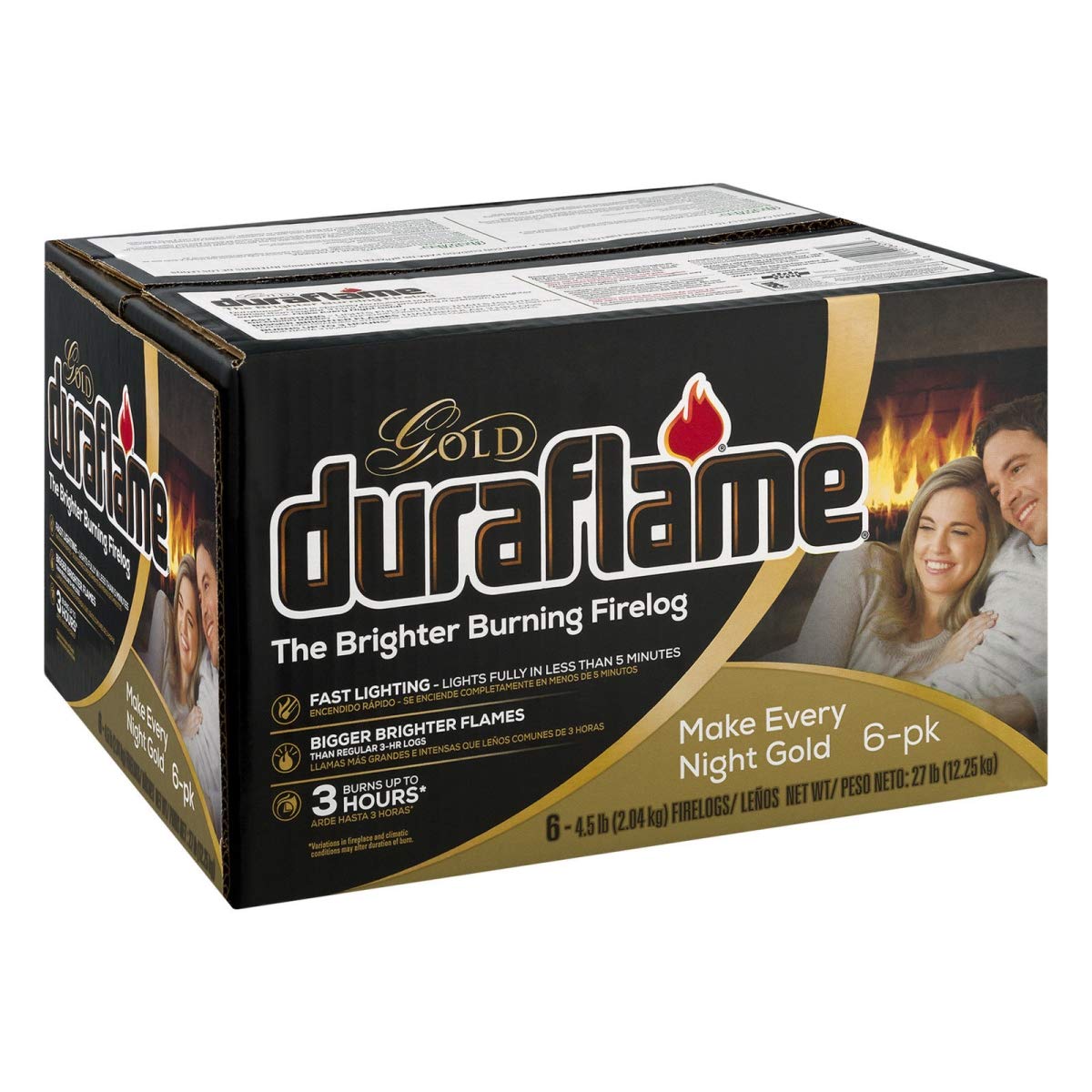 Photo 1 of **SINGLE LOG NOT 6 PACK***


Duraflame Cowboy 252803 4.5 lbs Gold Fire Log - Pack of 6