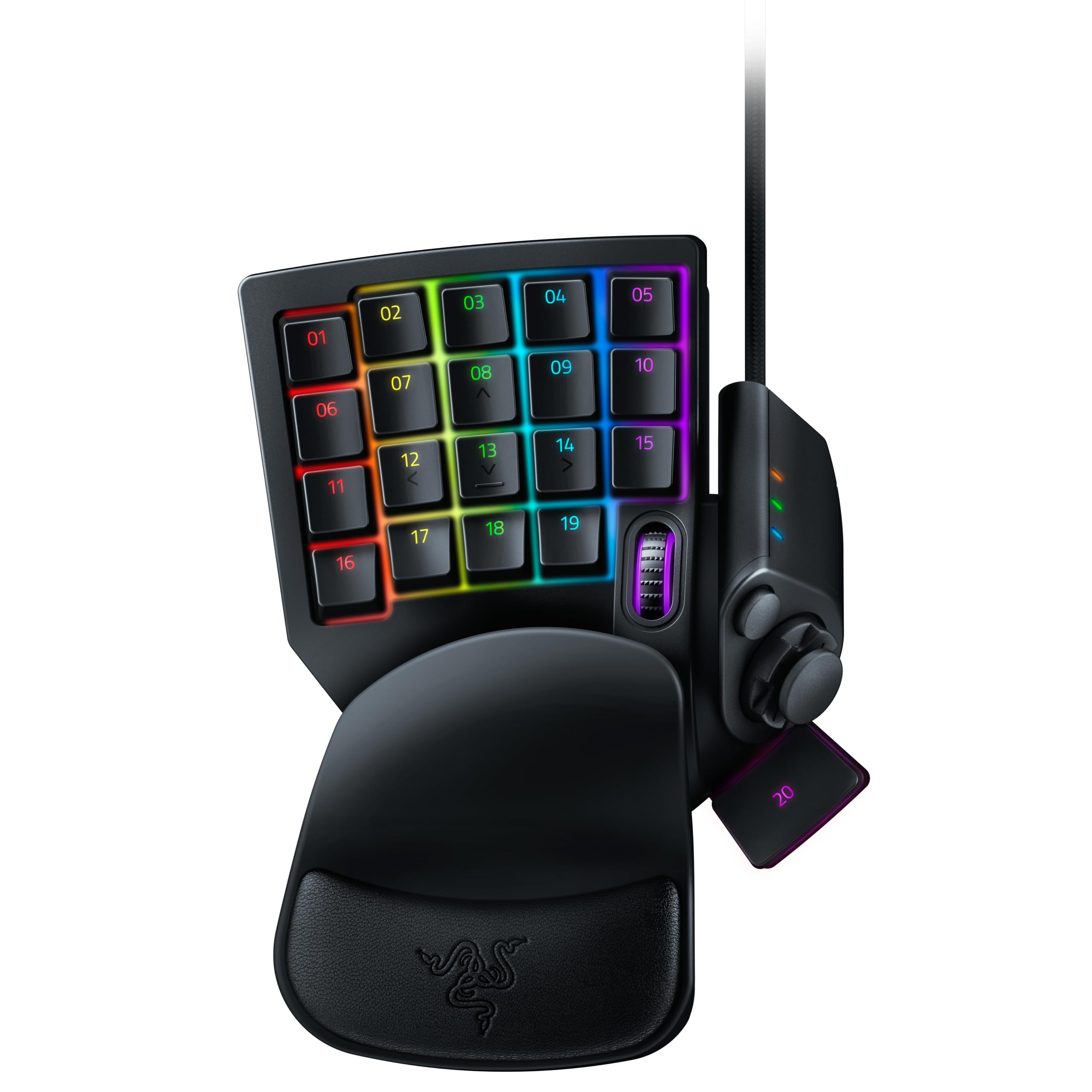 Razer Tartarus V2 - Gaming Keypad - Gamepad with mecha-membrane buttons numpad size (32 programmable buttons, 8-way thumbpad, palm rest, hypershift, RGB lighting) Black