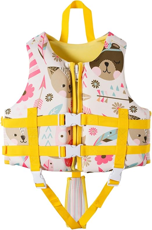 Life Jacket Swimwear Kids Swim Vest Floation Buoyancy Swimsuit with