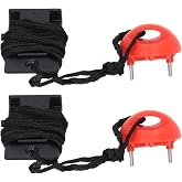 yoeannity Universal Treadmill Safety Key 2 Pcs, Compatible with Nordictrack, Proform, Weslo, Golds Gym, Healthrider and All ICON Common Treadmills