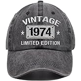 Vintage 1974 1973 1972 1971 1970 1969 1968 1967 1966 1965 Limited Edition Adjustable Embroidered Baseball Cap