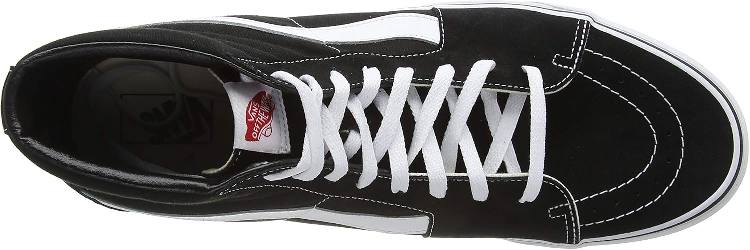  | VANS Sk8-Hi Unisex Casual High-Top Skate Shoes, Comfortable and Durable in Signature Waffle Rubber Sole | Skateboarding