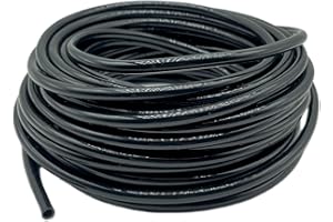 PEISONGFEI 100ft Blank Distribution Tubing Irrigation Drip Hose, 1/4 Inch Drip Line