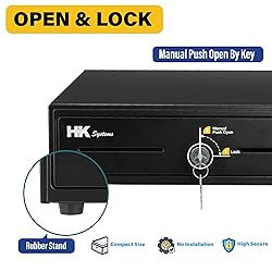 HK SYSTEMS 13inch Heavy Duty Manual Push-Open Cash