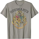 Harry Potter Hogwarts Vintage Crest Short Sleeve T-Shirt