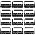 GENHAKON 12 PCS Chest Handles, Spring Loaded Case Handle, Wardrobe Handle, Cabinet Pull Handle for Musical Instrument Products Such As Box Guitar Speakers, Drum Set Speakers, etc