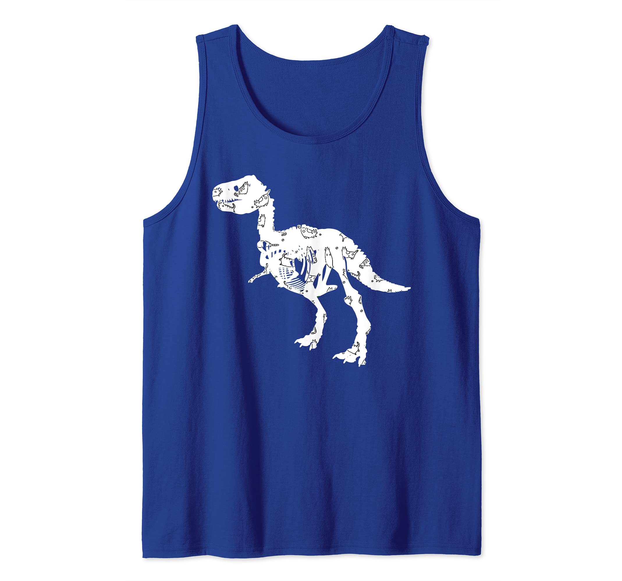 Tyrannosaurus Rex Animal T-Rex Creepy Dinosaur Tank Top