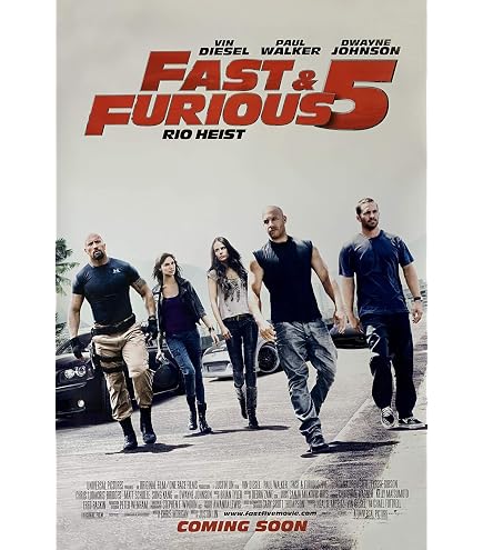 Amazon.com: Movie Poster Furious 7 2 Sided Original 27x40 VIN