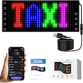 LED Sign for car,Taxi Windshield Flexible Ads Sign,APP Control DIY Text