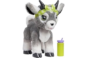 furReal Daisy the Yoga Goat Interactive Toy, 11-inch Realistic Plush, Kids Toys for Ages 4 Up by Just Play