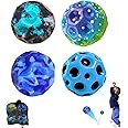 Space Ball with Super High Bouncing, PU Sponge Bouncy Balls for Kids and Adults Improve Hand-Eye Coordination Stress-relif, C