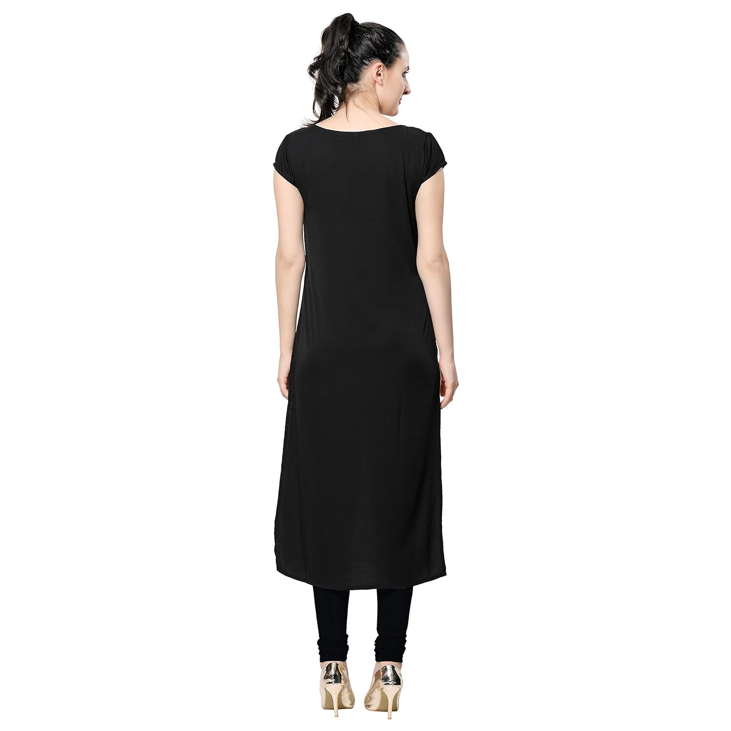 vaamsi crepe digital printed kurti(