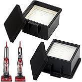 Aolleteau 2 Pack F43 HEPA Filter and Foam Filters Compatible with Dirt Devil Easy Lite Cyclonic Quick Vac UD20005 and Extreme Cyclonic Quick Vac UD20010 Upright Vacuum