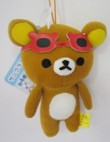 Amazon Co Jp リラックマ サングラスマスコット リラックマ レッド 単品 おもちゃ