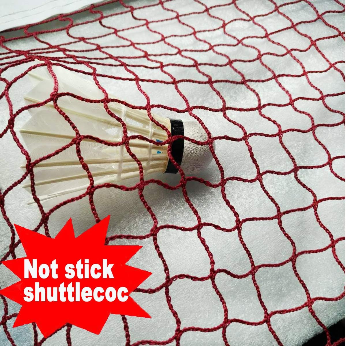 DOURR Badminton Tournament Net with Rope Cable (20 FT x 2.5 FT) (with Nylon Rope Cable) : Sports & Outdoors