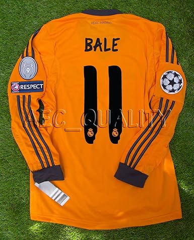 gareth bale long sleeve jersey