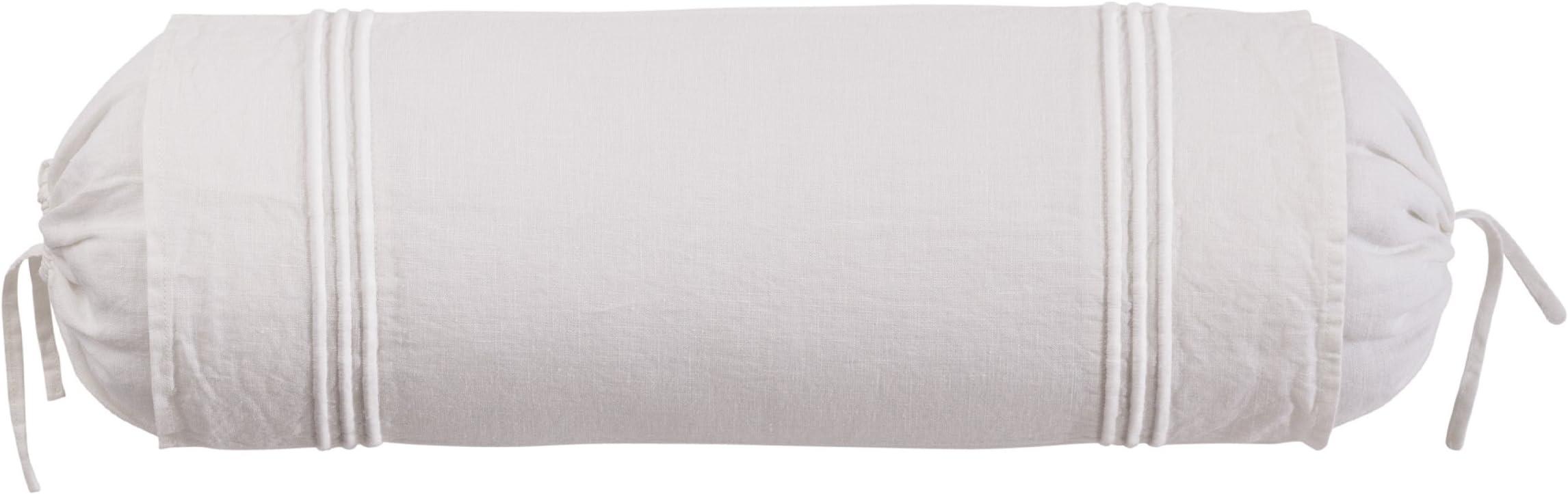 Roxbury Park Baratto Linen Neck Roll, Ivory