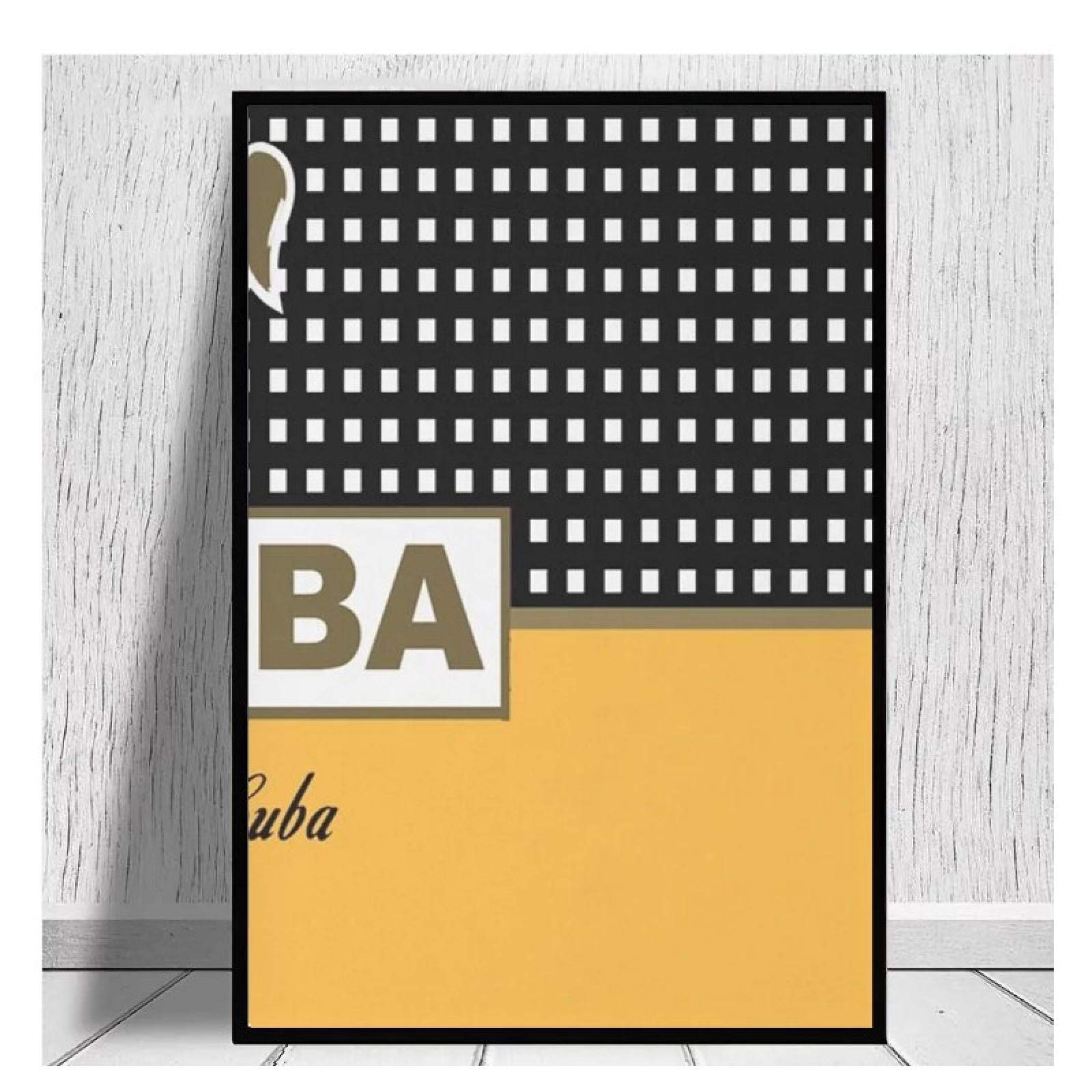 SYLZBHD Cohiba Habana Cuba Cigar Canvas Prints Canvas Painting Scandinavian Wall Art Pictures Prints