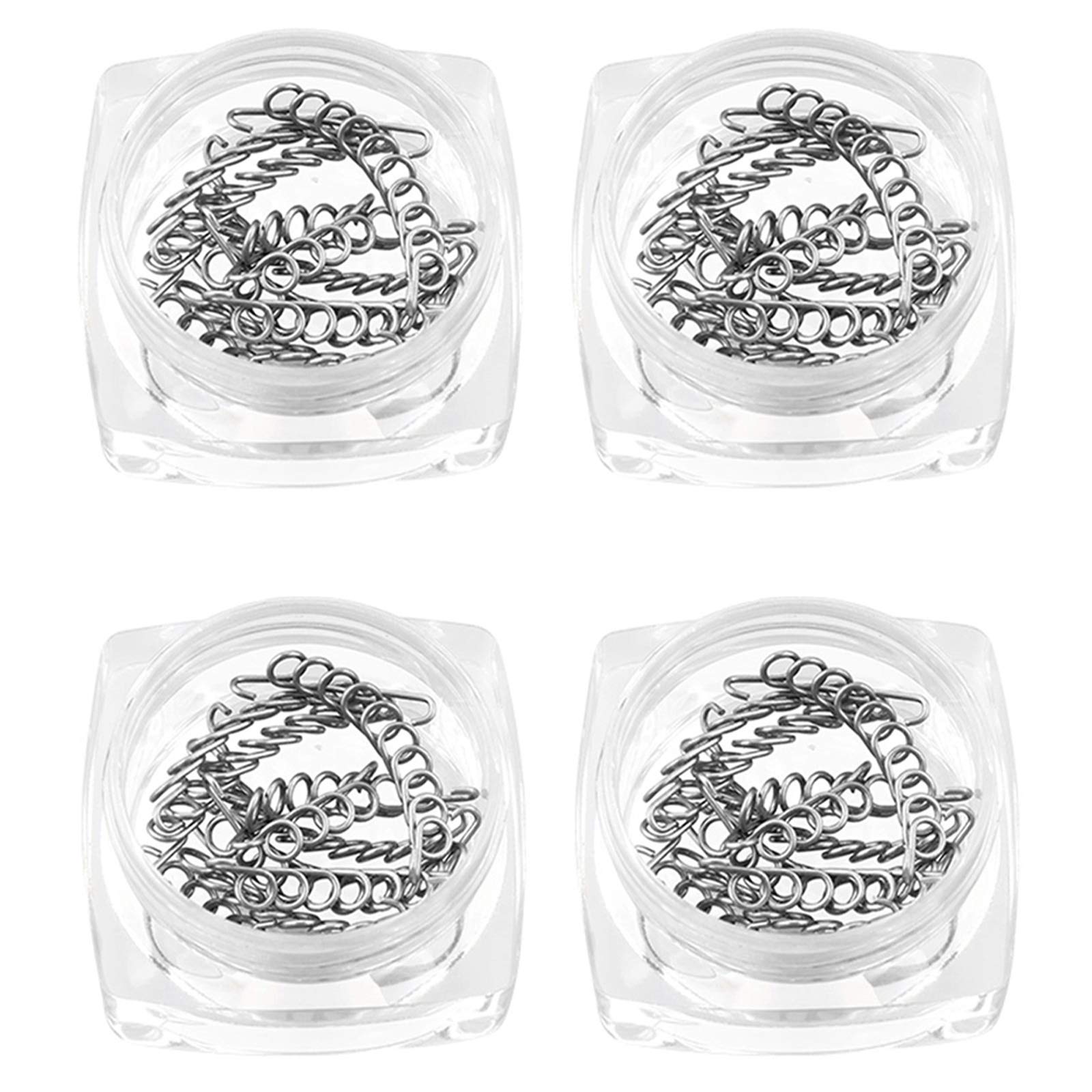 Ingrown Nail Correction, 48 Pcs Nail Correction Tools for Correcting Toenails, Nail Correction is Available in 6 Different Sizes and Toenail Correction (4 Boxes)