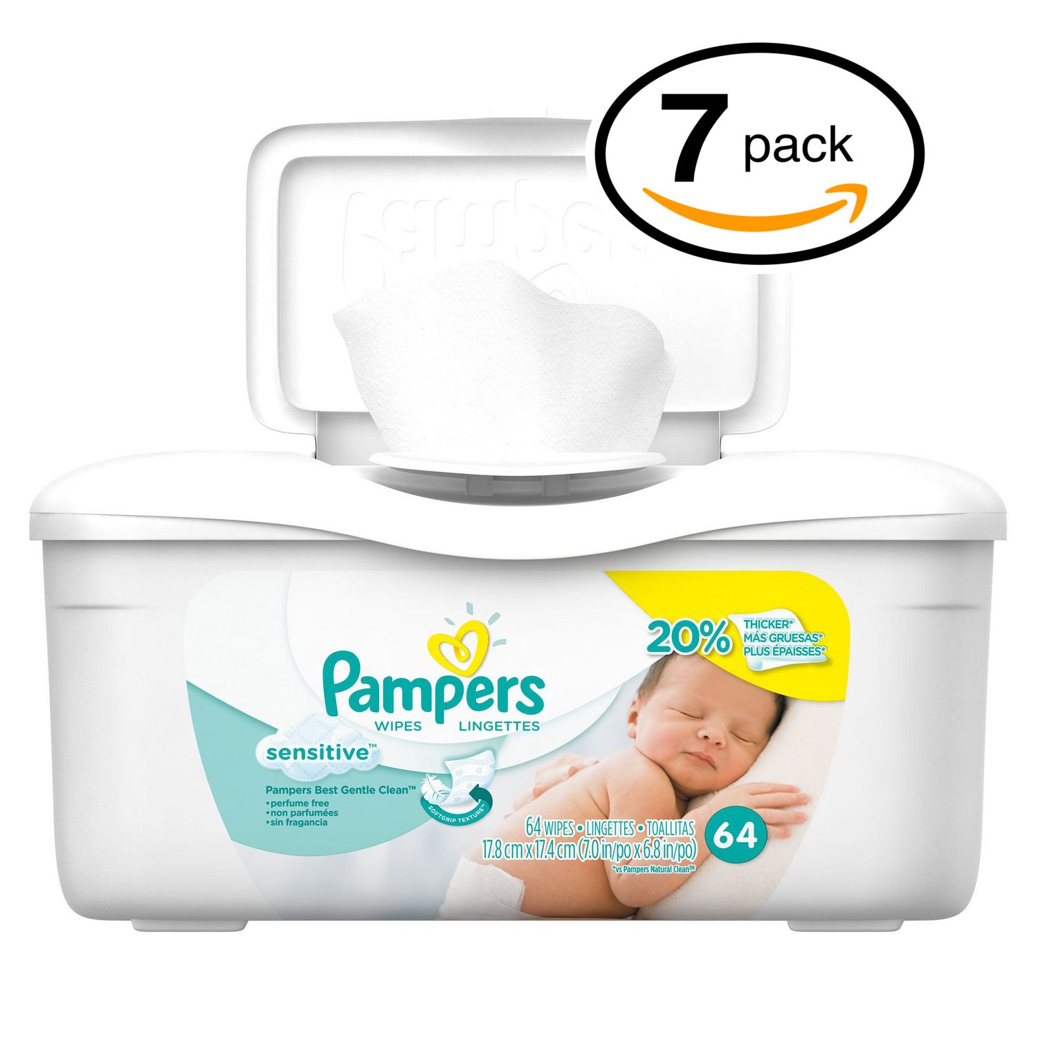 pampers sensitive wipes 448