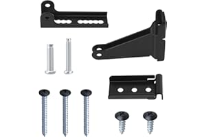 GQNDGN Storm Door Replacement Parts for Larson, Pella, Anderson, emco，Storm Door Closer Bracket Repair Kit 1 Set (Black)
