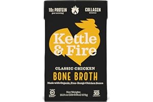 Kettle & Fire, Bone Broth, Chicken, 16.9 Oz