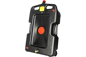 HKTE TOOLS&EQUIPMENT HKTE 15-Gallon Portable Oil Drain Pan, Heavy-Duty HDPE, with Wheels for Garage & Workshops