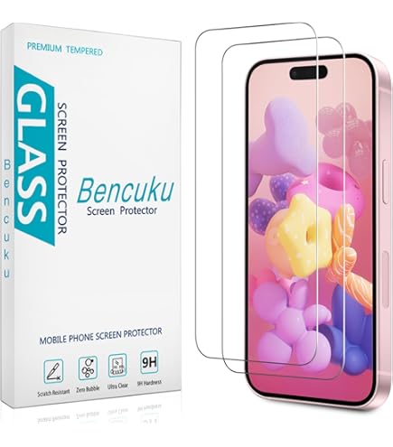 Ragdo Top 10H Glass For IPhone 12 Screen Protector 6.1" [10X Military Grade Shockproof] Full Edge Coverage HD Clear Tempered Glass Film For IPhone 12-2 Pack - View #7