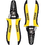 DOWELL 10-22 AWG Wire Stripping Tool Wire Stripper Cutter Pliers Tool Multi-Function Hand Tool for Electrician 2-Piece