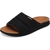 Cobian Tolula Slide Women's Sandals with Mini-SandTrek Outsole | Anatomically Contoured PU Top Sole, Full Arch Support, Rubber Heel &amp; Toe Pods for Beach, Travel, and Everyday Wear