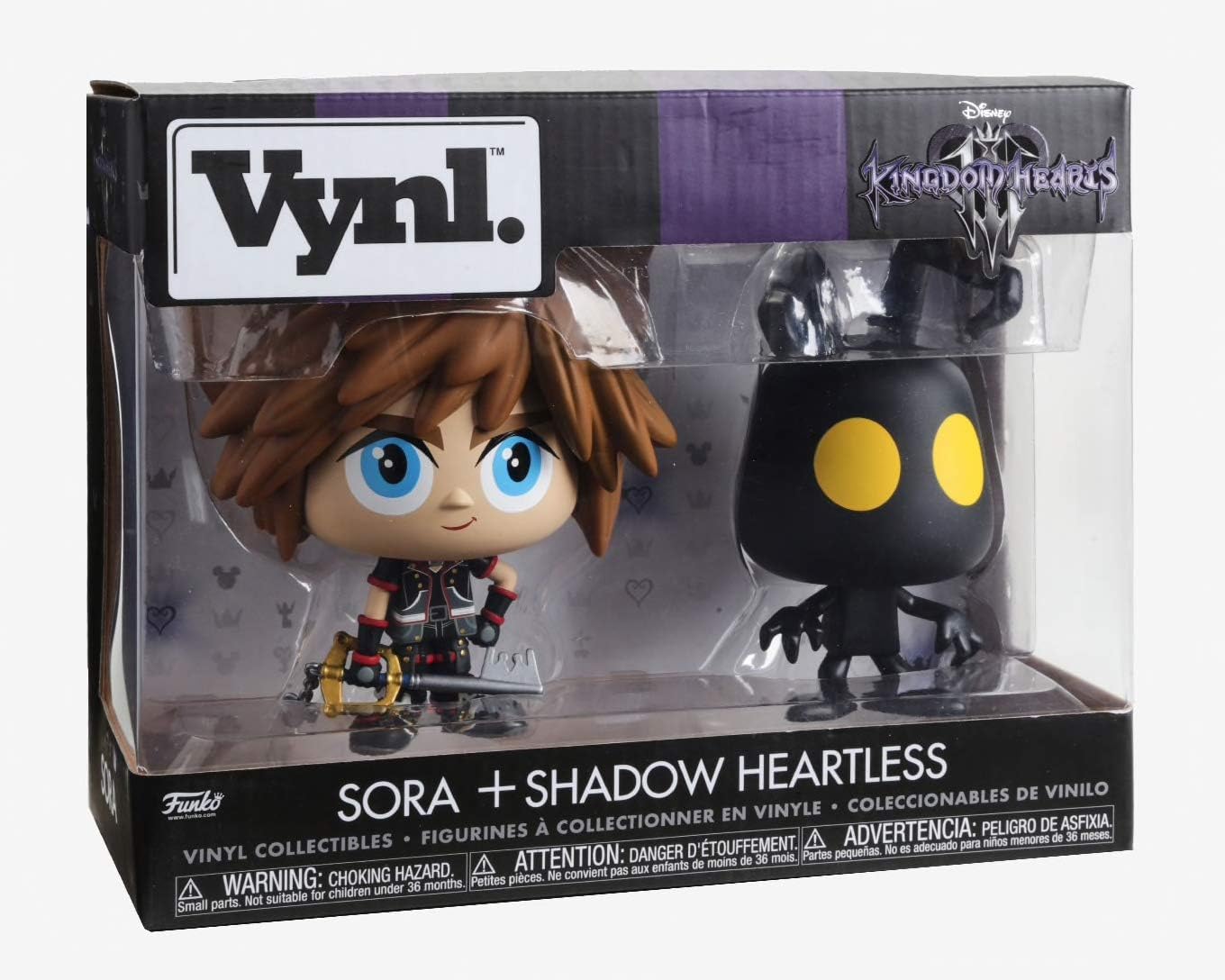 Funko VYNL 4" 2-Pack: Kingdom Hearts 3: Sora & Heartless, Multi, Collectable Vinyl Figure, Gift Idea, Official Merchandise - Image 4