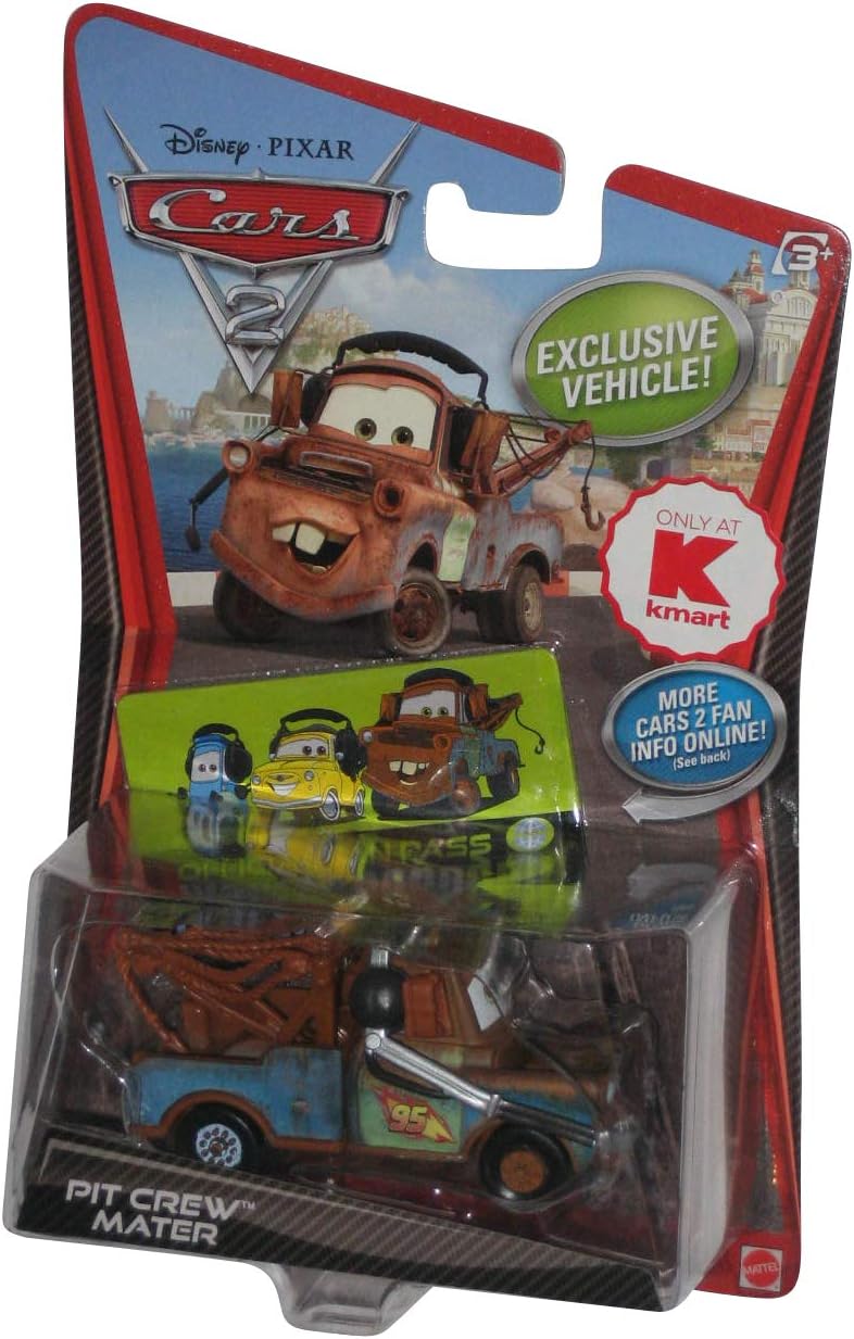 Amazon マテル ディズニー カーズ ミニカー 限定品 ヘッドセットを付けた ピットクルーメータ カーズ2 映画 カーズ2 公開記念 早くも登場 ミニカー ダイキャストカー おもちゃ