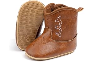 Meckior Infant Baby Boys Girls Winter Snow Boots Mid Calf Warm Fleece Anti-Slip Soft Sole Toddler Prewalker Outdoor Boots New