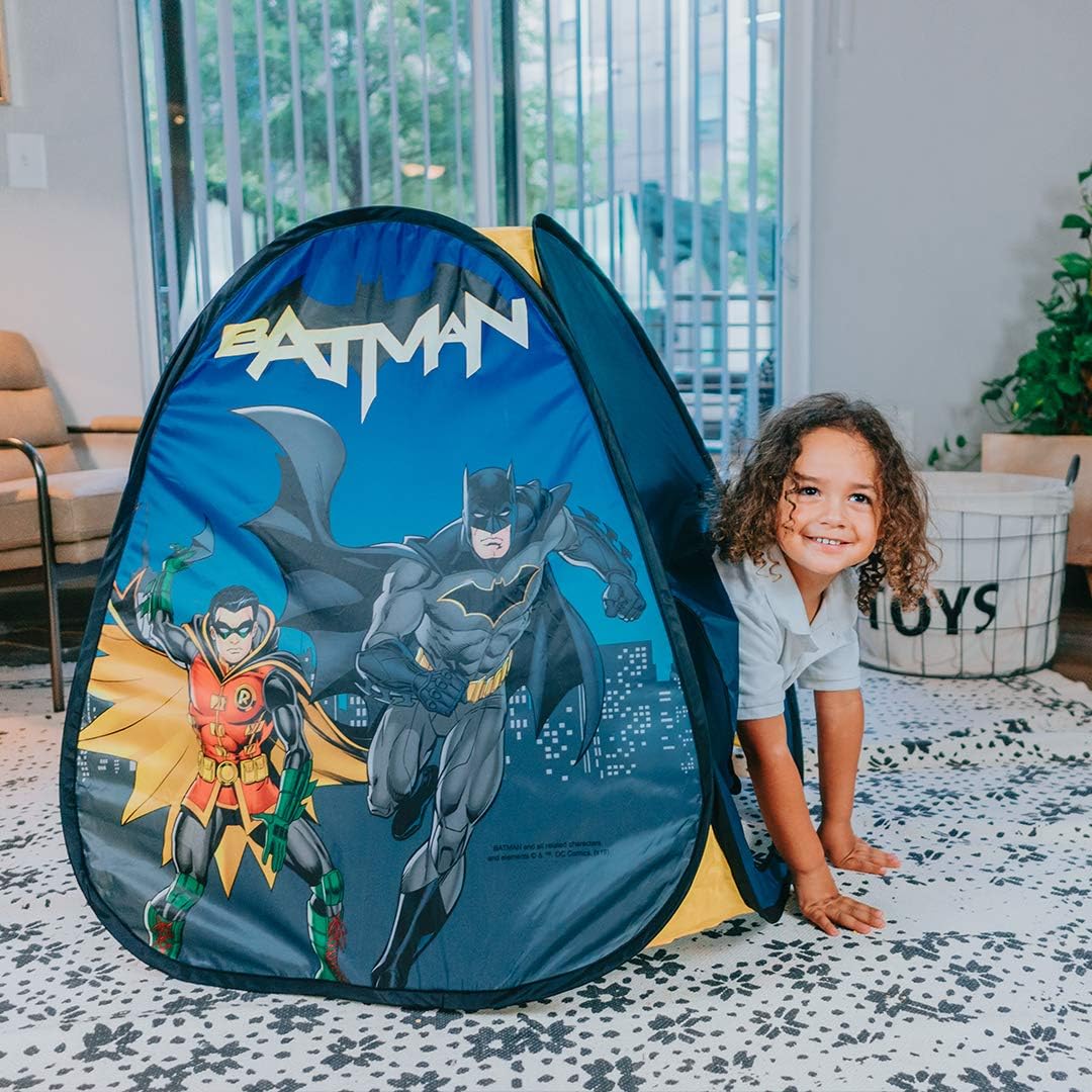 Sunny Days Entertainment Batman Pop Up Play Tent ? Blue Indoor