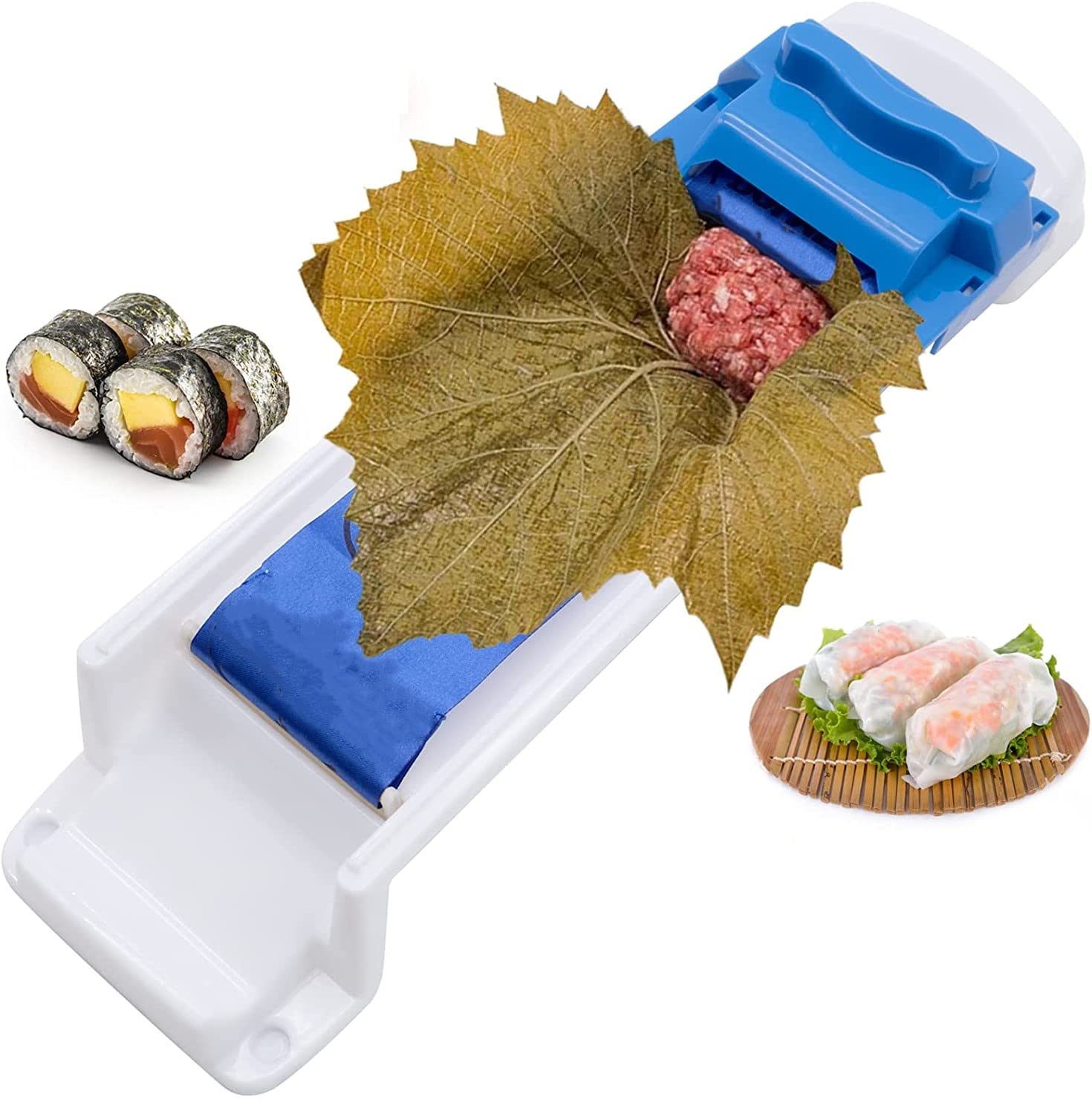 LATRAT Rolling Machine Vine Leaves Roller, Vegetable Meat Rolling Tool Sushi Leaves Tool DIY Vegetable Meat Rolling Tool