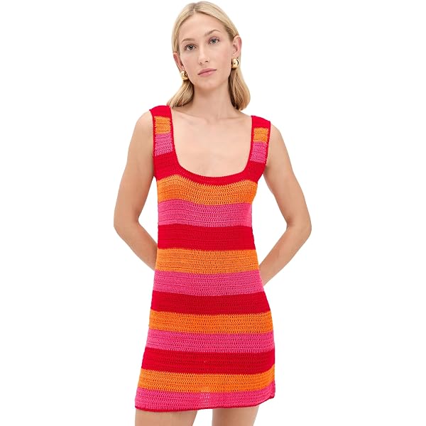 mesh puff sleeve midi dress V-Neck Mesh Midi Dress White / M