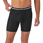 Hanes mens Perfect Flex Breathable Boxer Brief Underwear, Lightweight Luxe Modal Blend, Supportive Pouch, 1-pack