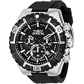 Invicta Men's 37630 Aviator Quartz Chronograph Black Dial Watch